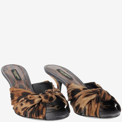 Shop Dolce & Gabbana Sandals In Marrone