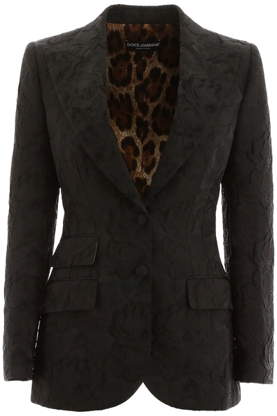 Shop Dolce & Gabbana Turtlington Jacket In Nero