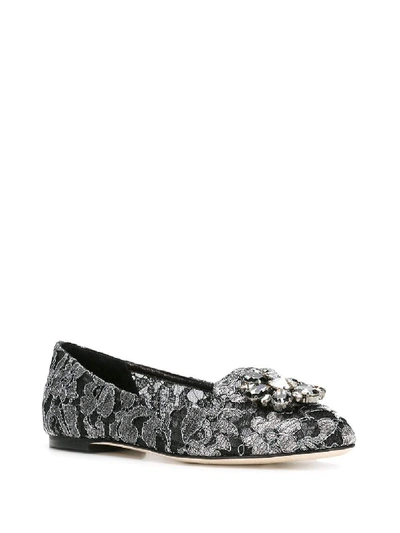 Shop Dolce & Gabbana Dolce&gabbana Cruise Flat Shoes In Nero