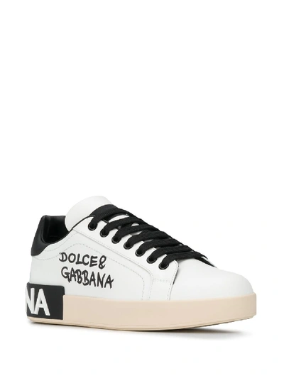 Shop Dolce & Gabbana Dolce&gabbana Cruise Sneakers In Bianco