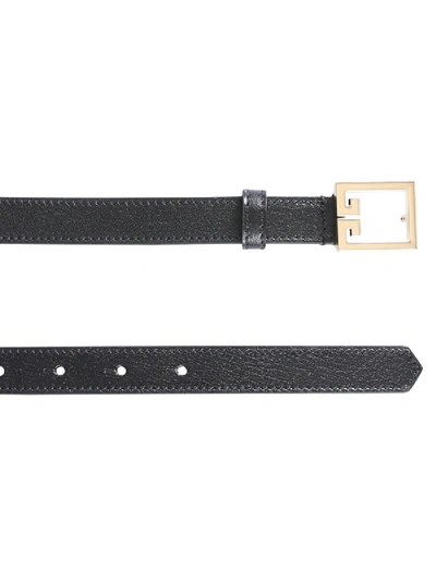 Shop Givenchy Double G Belt In Black