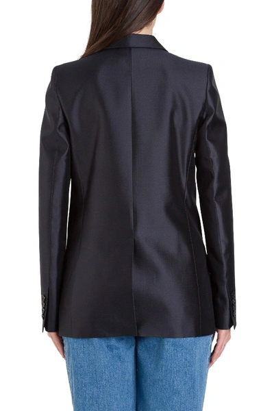 Givenchy Double-breasted Jacket In Blu