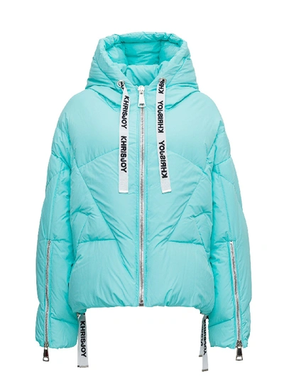 Shop Khrisjoy Down Jacket In Light Blue