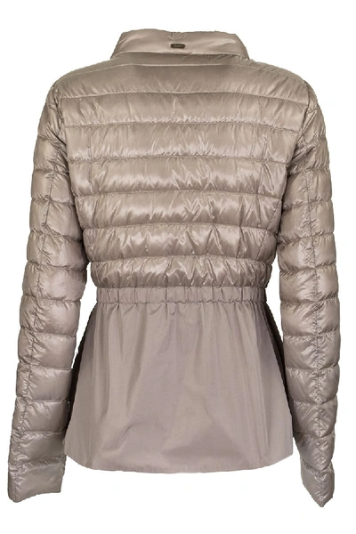 Shop Herno Down Jacket And Technical Taffeta In Antique Pink
