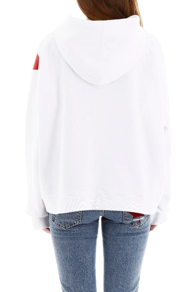 Shop Dsquared2 Logo Hoodie In White