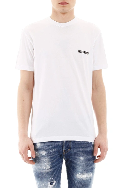 Shop Dsquared2 Micro Icon T-shirt In White