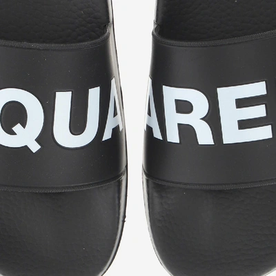 Dsquared2 Icon Pool Sliders In Nero