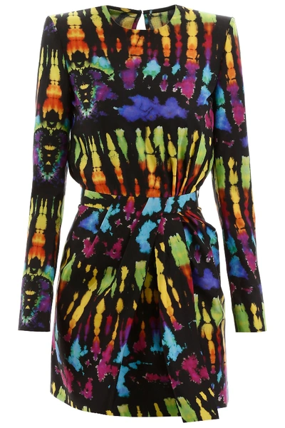Shop Dsquared2 Tie-dye Dress In Multicolour
