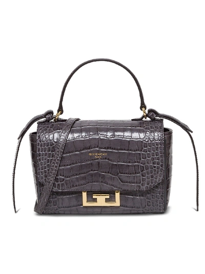 Shop Givenchy Eden Mini Crossbody Bag In Grey