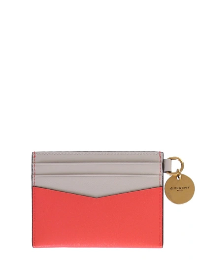 Shop Givenchy Edge Card Holder In Red