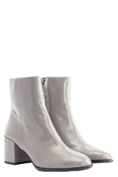 Shop Fabiana Filippi Elegant Leather Boots In Grey