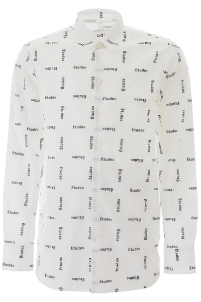 Shop Etudes Studio Etudes Logo Print Shirt In Monogram Etudes