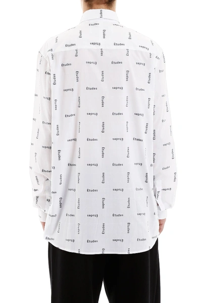 Shop Etudes Studio Etudes Logo Print Shirt In Monogram Etudes