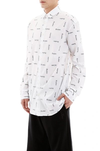 Shop Etudes Studio Etudes Logo Print Shirt In Monogram Etudes