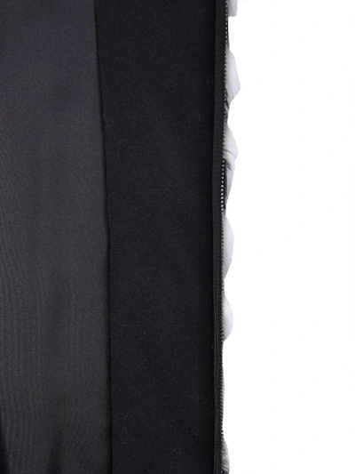Shop Givenchy Faux Fur Long Coat In Black