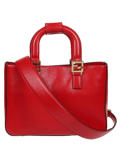 Shop Fendi Bags In Cardinal Red-os