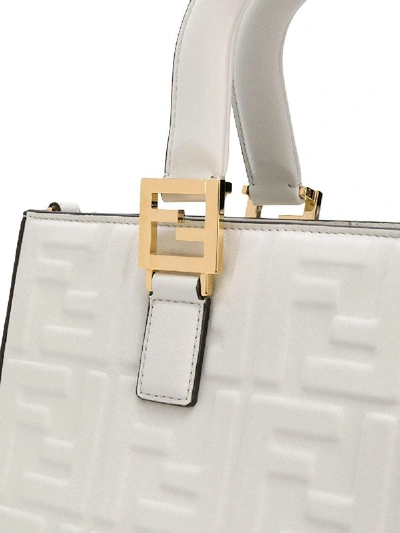 Shop Fendi Bags In Bianco