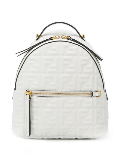 Shop Fendi Bags In Bianco