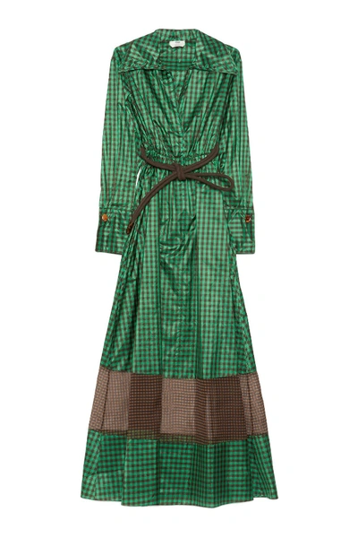 Shop Fendi Dresses In Verde