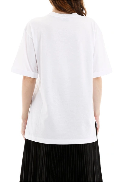 Shop Fendi Grille Royal T-shirt In White