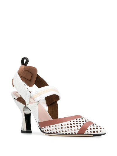 Shop Fendi With Heel In Bianco