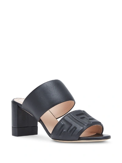 Shop Fendi With Heel In Nero