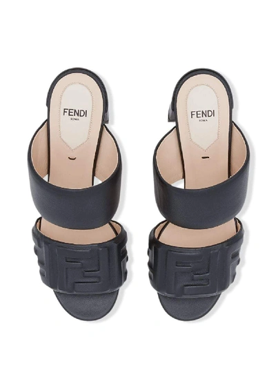 Shop Fendi With Heel In Nero