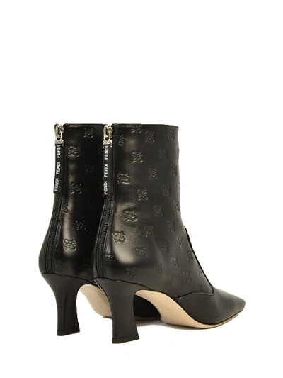 Shop Fendi Ffreedom Ankle Boot In Black