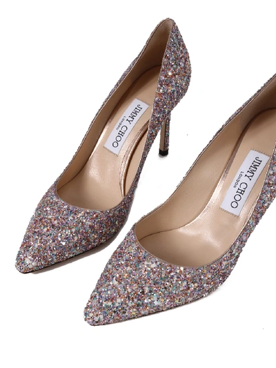 Shop Jimmy Choo Phosphorescentromy Pump In Pink