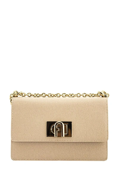 Shop Furla 1927 Mini Crossbody In Light Nude