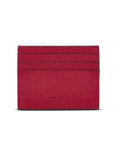 Shop Ferragamo Gancini Card Holder In Black