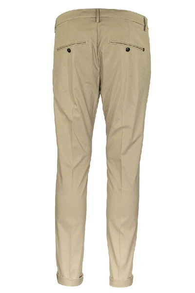 Shop Dondup Gaubert Technical Fabric Pants In Beige