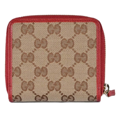 Shop Gucci Gg Wallet In Beige Ssima Fabric