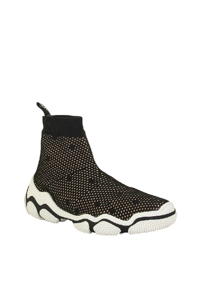 Shop Red Valentino Glam Run Sneaker Black