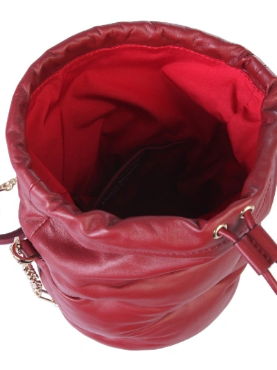 Shop Maison Margiela Glam Slam Bucket Bag In Red