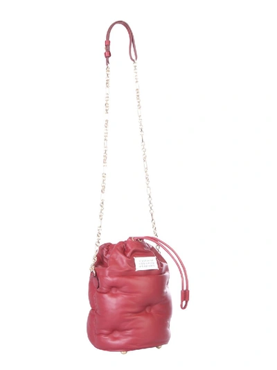 Shop Maison Margiela Glam Slam Bucket Bag In Red