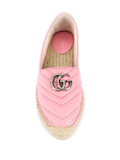 Shop Gucci Flat Shoes In Rosa