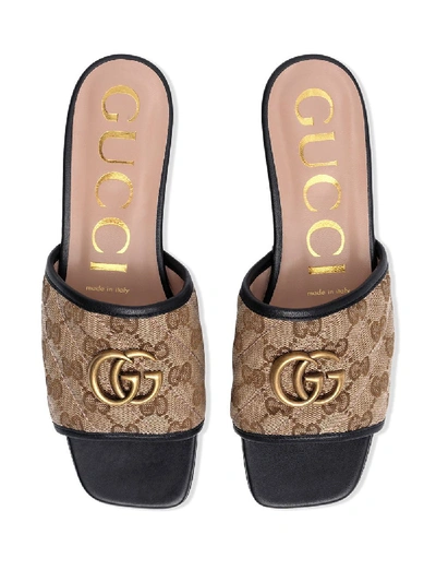 Shop Gucci Sandals In Beige