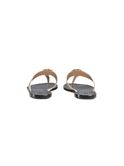 Shop Gucci Sandals In Argento