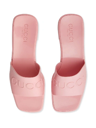 Shop Gucci Sandals In Rosa