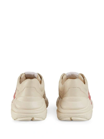 Shop Gucci Sneakers In Bianco