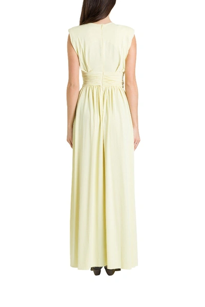 Shop Isabel Marant Guciene Dress In Yellow