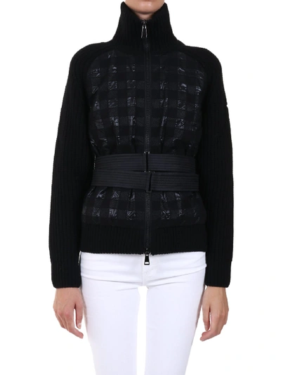 Shop Moncler High Neck Sweater In Black