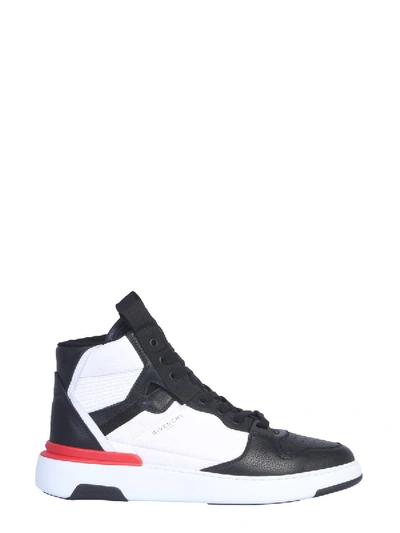 Shop Givenchy High Wing Sneaker In Black