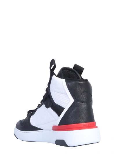 Shop Givenchy High Wing Sneaker In Black