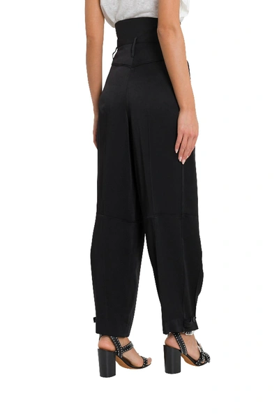 Shop Givenchy High-waisted Military Pants In Black