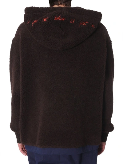 Shop Vivienne Westwood Hooded Jacket In Brown