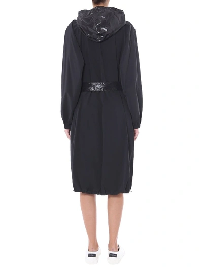 Shop Givenchy Hooded Wind Jacket In Black