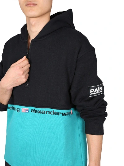 Shop Alexander Wang Hoodie In Black