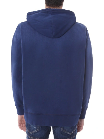 Shop Dsquared2 Hoodie In Blue